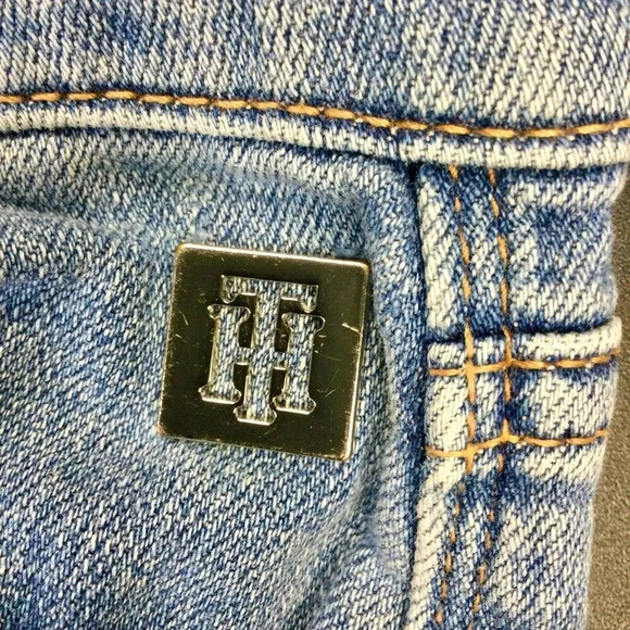 Vintage Tommy Hilfiger Womens Blue Tribeca Straight Jeans Medium Wash Size 4 - Picture 4 of 13